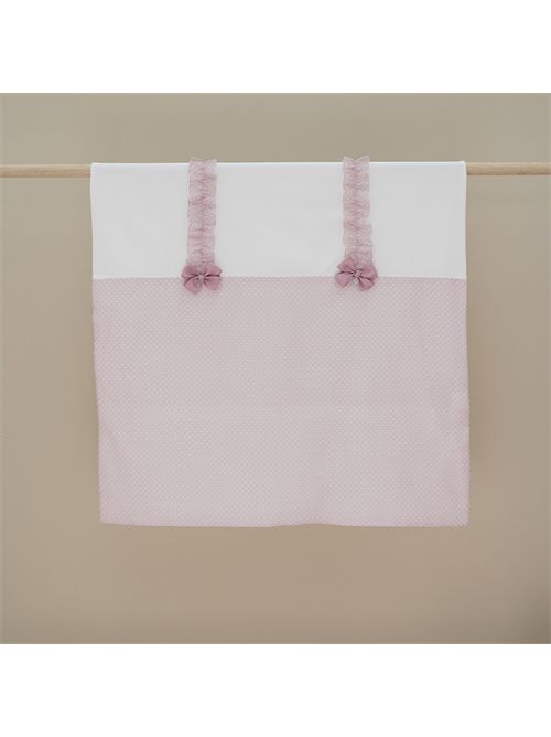 Coperta in cotone NINNAOH | E25COP22BIANCO LILLA
